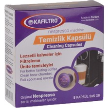 Mythriva Kafiltro Nespresso Uyumlu Temizlik Kapsülü 5 Kapsül