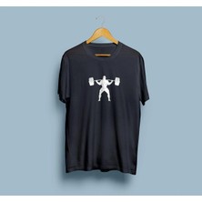 Bahriyeli Collection Oversize Squat Master Tasarımlı Unisex Gym / Fitness T-Shirt