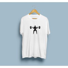 Bahriyeli Collection Oversize Squat Master Tasarımlı Unisex Gym / Fitness T-Shirt