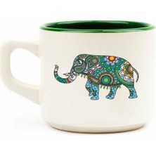 Mythriva Etnik Fil Beyaz Venüs Kupa - Hediyelik Kupa Fincan Mug