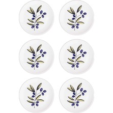 Mythriva [marka] Olivos Servis Tabağı 6lı Set 26 cm OVS0003