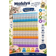 Mofelya Krem Kedi Ödül Maması Karışık Tatlar 15 gr x 60 Ad.