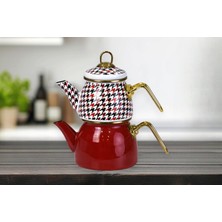 Mythriva Pr Home Forte Red Mini Model Emaye Çaydanlık