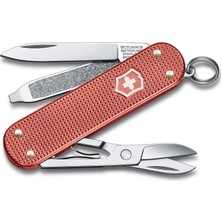 Mythriva Victorinox Isviçre Çakısı Küçük Klasik Sd Alox Limited Edition 2025, Multitool, Isviçre Çakısı, 5 Fonksiyon, Bıçak, Makas, Kırmızı