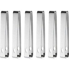 Mythriva 6 Adet Çelik 16,2 cm Buz ve Şeker Maşası MT128BY-6