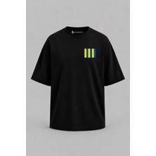 Bahriyeli Collection Oversize G Harfi Sancak Cep Baskılı Unisex T-Shirt