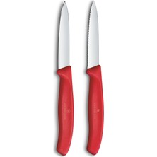 Mythriva Victorinox 6.7691.2C1 Swiss Classic 2li Soyma Bıçağı Set, Kırmızı