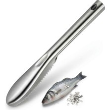 Mythriva Orret Home Paslanmaz Metal Balık Pulu Ayıklayıcı Balık Temizleyici Tırtıklı Dişli Balık Pulu Kazıyıcı Ergonomik El Tipi Balık Derisi ve Pulu Temizleme Aparatı Mutfak Için Dayanıklı Pratik Balık Soyma