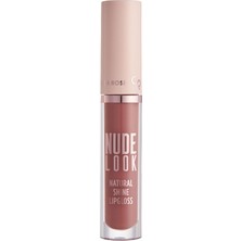 Mythriva Golden Rose Nude Look Natural Shine Lipgloss No: 04 Peachy Nude - Doğal Parlak Dudak Parlatıcısı