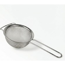 Mythriva Deconox Paslanmaz Çelik Saplı Mutfak Süzgeci - Un Eleği, Pirinç Yıkama ve Makarna Süzme Kevgiri - 3 Farklı Boy Seçeneği (14 cm - 17 cm - 22 Cm) (14CM)