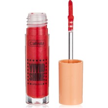 Mythriva Callista Vivid Shine Lipgloss Nemlendiricili Dudak Parlatıcısı 104 Candy Apple, Kırmızı