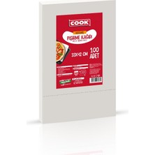 Mythriva Cook Edt Kesilmiş Pişirme Kağıdı, 33 x 42 Cm, 100 Yaprak