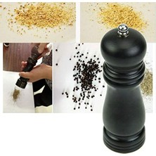 Mythriva Mobee Ahşap Tuz Karabiber Öğütücü Değirmen (20 Cm)