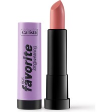 Mythriva Callista Lips Favorite Longwearing Lipstick Kalıcı Ruj 301 Serving Looks, Pembe