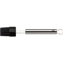 Mythriva Wmf Profi Plus Silikon Hamur Fırçası, 20 Cm, Cromargan® Yüksek Kaliteli Yarı Mat Paslanmaz Çelik, Silikon Kıl, 200°C'YE Kadar Isıya Dayanıklı, Bulaşık Makinesinde Yıkanabilir