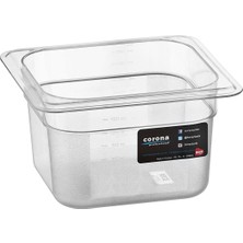 Mythriva Corona Professional 1/6 Kare Pc Gastronom Küvet Gövde 176X162X100