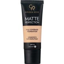 Mythriva Golden Rose Matte Perfection Foundation - Cool 03 - Yoğun Kapatıcı Mat Fondöten