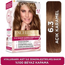 Mythriva Excellence Creme Saç Boyası 6.30 Açık Karamel