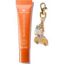 Mythriva Herbaderm Dudak Peelingi, Anahtarlık Hediyeli, Lip Scrub-Mango Gelato 15 ml
