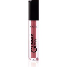 Mythriva Note Cosmetics Glimmer Gloss Işıltılı Nemlendirici Dudak Parlatıcısı - 50 Rose Sorbet