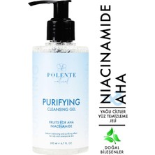 Mythriva Polente Natural - Purifying Cleansing Gel Arındırıcı Yüz Yıkama Jeli/yağlı ve Akneye Yatkın Ciltler (200 Ml)