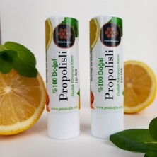 Mythriva Petekoğlu 2 Adet Dudak Kremi Propolis Bal Nane Limon Aynısefa Shea Hindistan Cevizi Üzüm Çekirdeği Yağları Balmumu Lipstick Balm Doğal