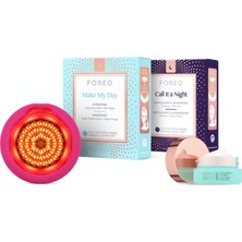 Mythriva Foreo Nemlendirici ve Aydınlatıcı Ufo 3 LED Set - Yüz Maskesi Cilt Bakım Cihazı+14 Ufo Aktif Maske+Irıs C-Konsantre Aydınlatıcı Göz Kremi, 15 ml - Yüz Nemlendirici - Led, Nır ve Kırmızı Işık Terapisi