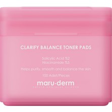 Mythriva Maruderm Arındırıcı ve Dengeleyici Hidrojel Tonik Ped 100 Adet - Salisilik Asit %2, Niacinamide %5