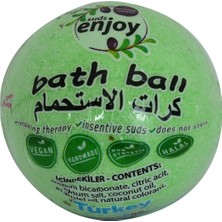 Mythriva Okaliptuslu El Yapımı Banyo Bombası Banyo Topu Yeşil 90-120 gr