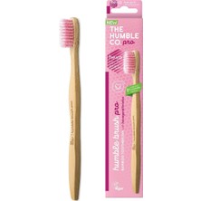Mythriva The Humble Co. Humble Brush Pro Line Yetişkin Soft Lila 0.01 Inceltilmiş Hegzagonal Fırça Kılları Içeren Bambu Diş Fırçası