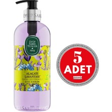 Mythriva Eyüp Sabri Tuncer Alaçatı Lavantası Doğal Zeytinyağlı Sıvı Sabun 500 ml x 5 Adet