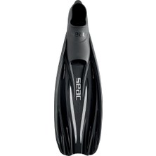 Mythriva Seac F 100 Pro, Kapalı Ayak Cepli Hafif Tüplü ve Şnorkelle Dalış Paletleri, Yetişkin Unisex, Siyah, 46/47 Eu