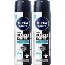 Mythriva Nivea Spreydeo Inv B&w Fresh Erkek 150ML 2'li Avantaj Paketi