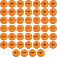 Mythriva Stıga Ping Pong Topları - 46PK Turuncu 1 Yıldızlı Masa Tenisi Topları, Resmi Boyut 40 mm Abs Toplar, Kapalı/dış Mekan Ping Pong Masaları Için Üstün Dayanıklılık