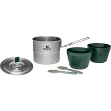 Mythriva Stanley Adventure Pişirme ve Yemek Seti 1 Litre - Paslanmaz Çelik | Paslanmaz Çelik