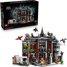 Mythriva LEGO 76300 Batman Arkham Asylum, Dc Comics Süper Kahramanlar Yapım Seti, 15+ Yaş, Koleksiyon Figürleri ve Film Karakterleri