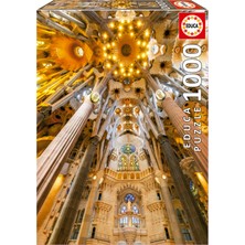 Mythriva Educa 1000 Parça Sagrada Familia Iç Mekan Görüntüsü Puzzle - Sagrada Familia Interior - 19614