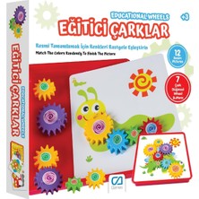 Mythriva Ca Games Eğitici Çarklar 3+ Yaş Çocuklar Için 12 Resim 7 Çarklı Eğlenceli ve Eğitici Aktivite Oyunu, SM-CA-OYUN-EGITICICARKLAR-6016