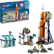 Mythriva Lego® City Roket Fırlatma Merkezi 60351 - Çocuklar Için Yaratıcı Oyuncak Yapım Seti (1010 Parça)