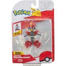 Mythriva Pokémon PKW3421 - Savaş Figürü - Caesurio, Resmi Hareketli Figür, 11,5 cm