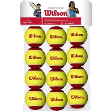Mythriva Wilson WRT137100 Starter Easy Itf Onaylı 12 Li Tenis Antrenman Topu Kırmızı
