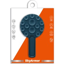 Mythriva Mtl Standlı Silikon Vantuzlu Telefon Sabitleyici ve Masa Üstü Tutucu SKY161 Turkuaz ile Uyumlu