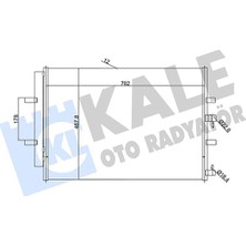 Mythriva Kale Klima Radyatörü Kondenser Kurutuculu Al/al Ford Transit V363 14 Custom 12 Kal 345695