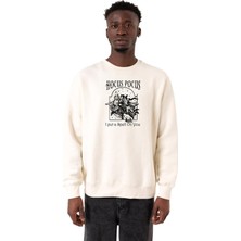 Mythriva Tshirthane Hocus Pocus I Put A Spell On You Ekru Erkek 2ip Sweatshirt P21271S185, L