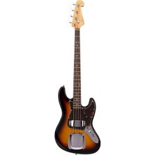 Mythriva Sx SJB62C+/3TS Tortoise Shell Pickguard Bas Gitar, 3-Tone Sunburst