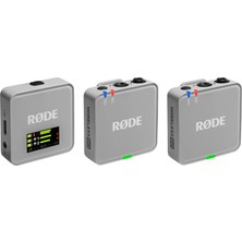 Mythriva Røde Wireless Go (Gen 3) - Üçüncü Nesil, 32-Bit, Çift Vericili, Kayıt Özellikli Kablosuz Mikrofon Seti (Taş Rengi)