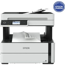 Mythriva Epson Ecotank M3170 Mono A4 Çok Fonksiyonlu Yazıcı, Wi-Fi, Faks, Çift Taraflı, Siyah Beyaz Mürekkep Tanklı