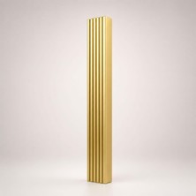 Mythriva Özen 224 mm 22.4 cm Çizgili Mat Sarı Metal Mobilya Kulpu Uzun Çekmece Dolap Kapak Mutfak Dolabı Kulbu