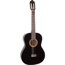 Mythriva VC103TBK Klasik Gitar Sap Çelikli 3/4 Siyah