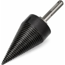 Mythriva Odun Kırma Aparatı 50 mm Sds Plus Uyumlu Matkap Aparatı Dayanıklı Çelik Odun Parçalayıcı